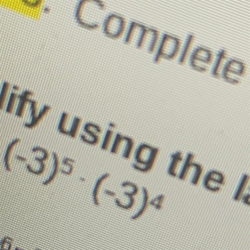 1. simplify using the laws of exponents-example-1