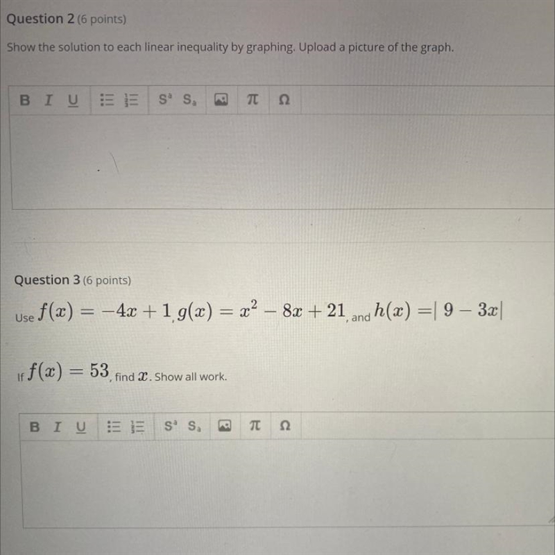 Please help!! if f(x)=53 find x-example-1