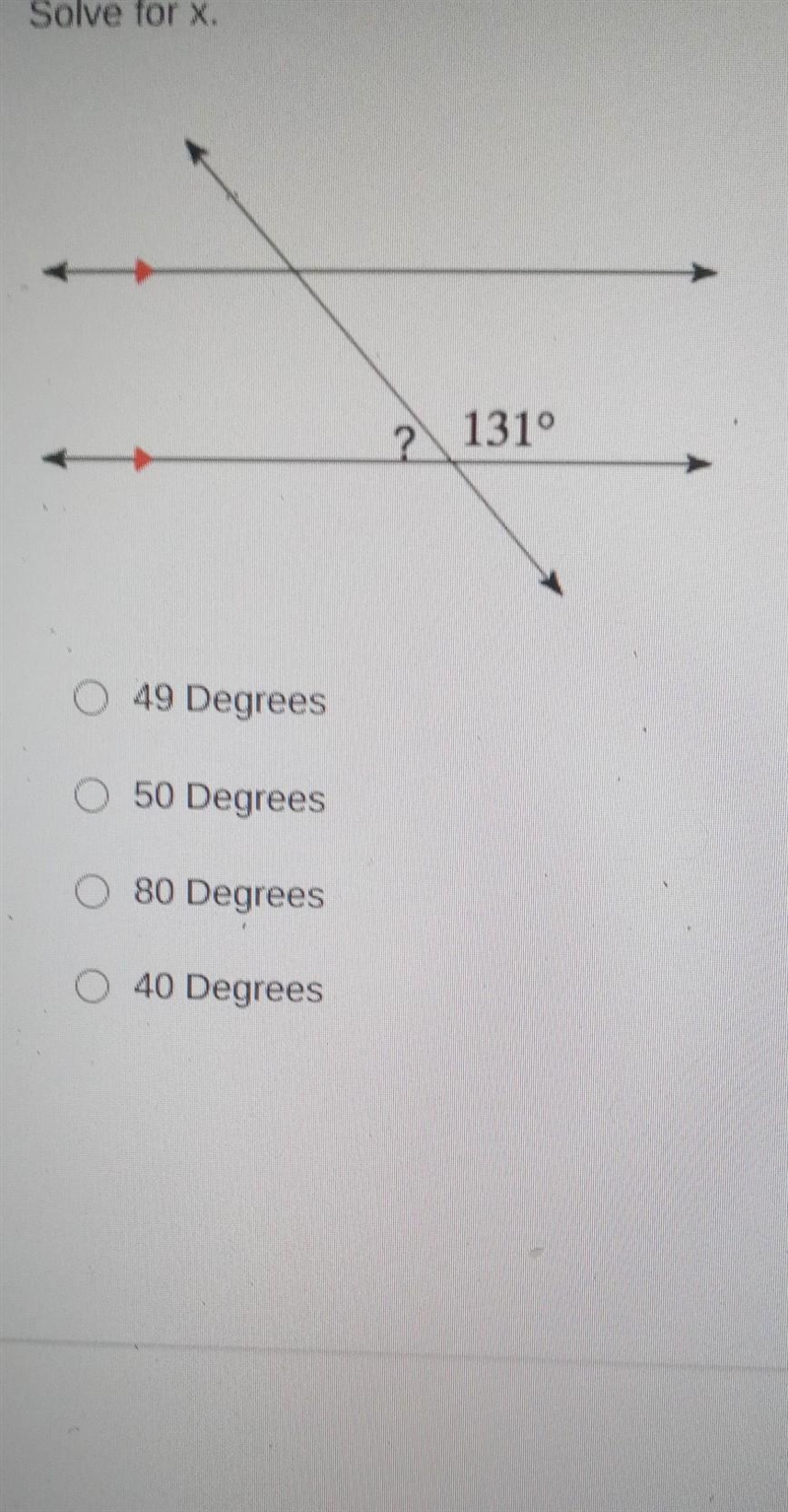 You have to solve for x ​-example-1