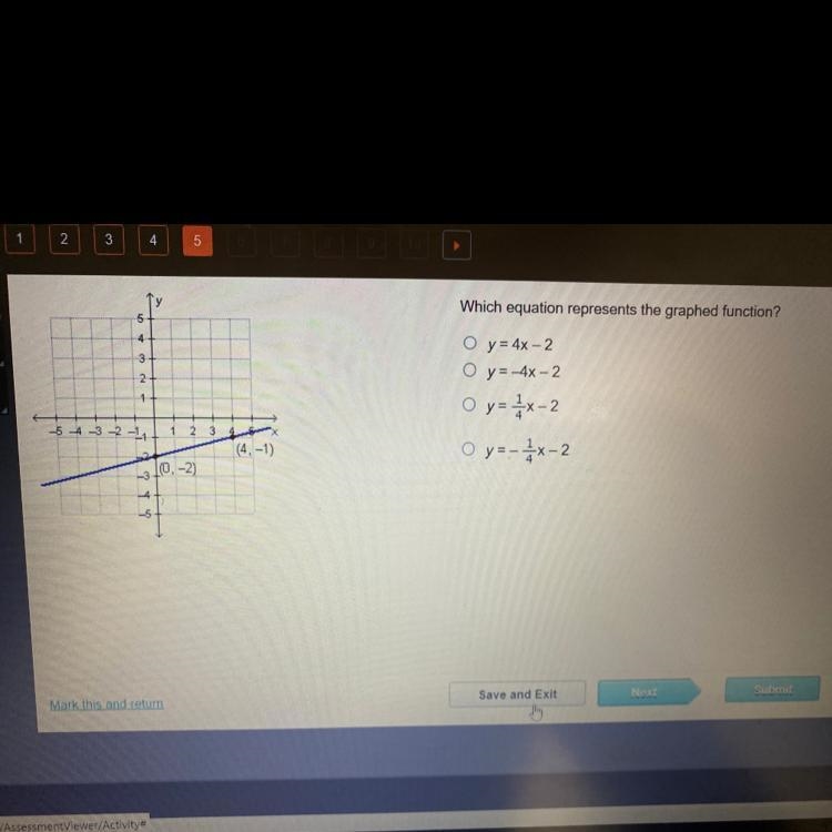 NEED ASAP!!!! Which equation represents the grafted function-example-1