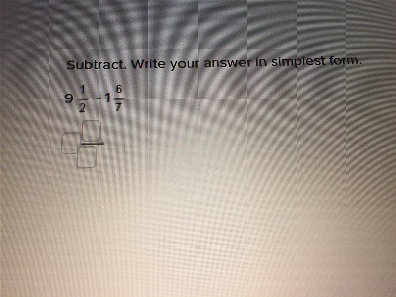 Please help i was crying :( Also there is another one “Subtract. Write Your answer-example-1