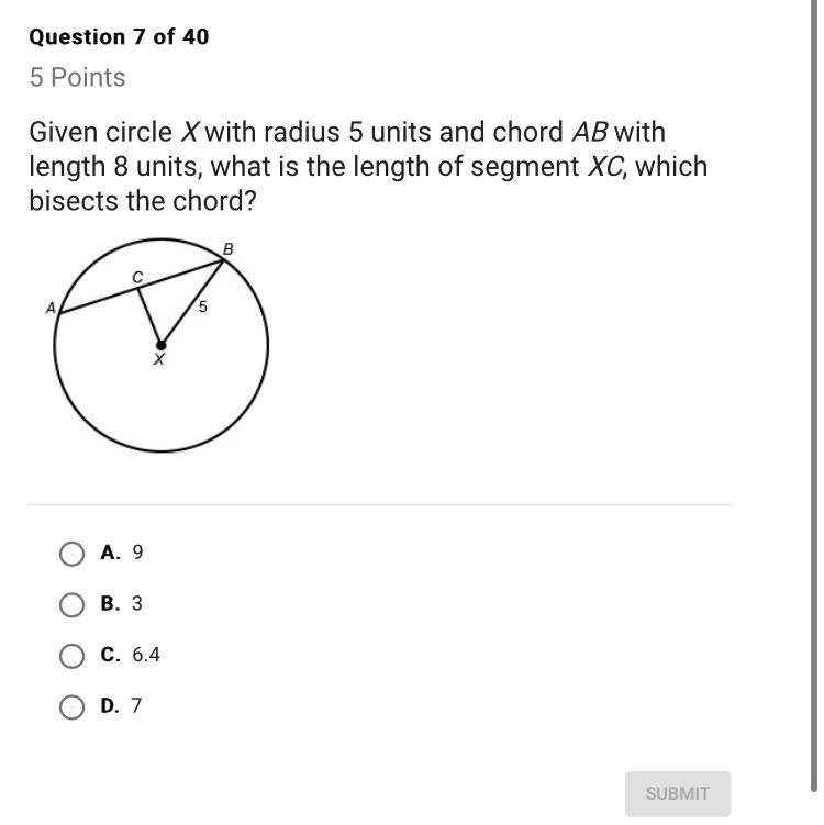 Help me please! which bisects the chord?-example-1