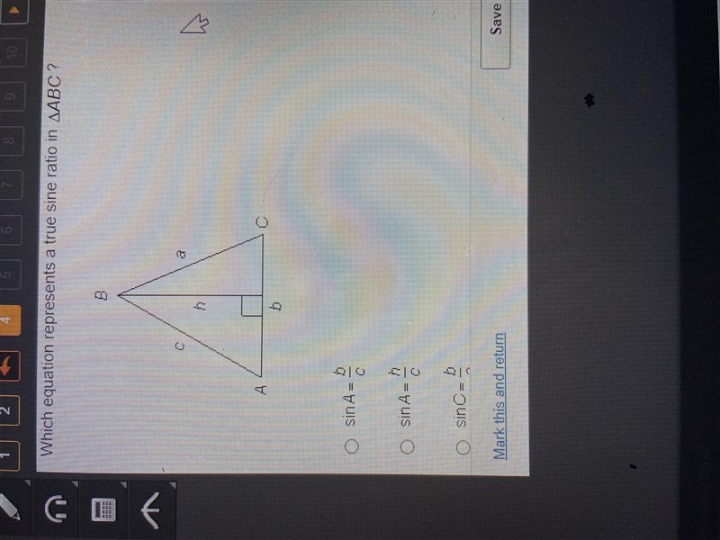 25 points easssyyy C. sinC=b/a D. sinC=a/h-example-1