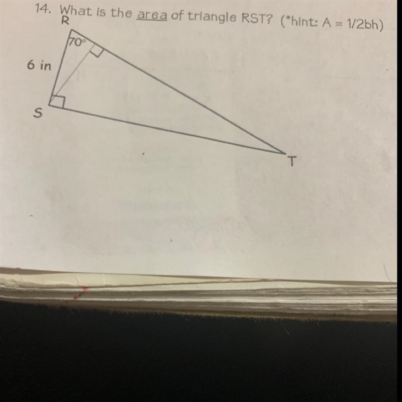 Whats the area of the triangle?-example-1