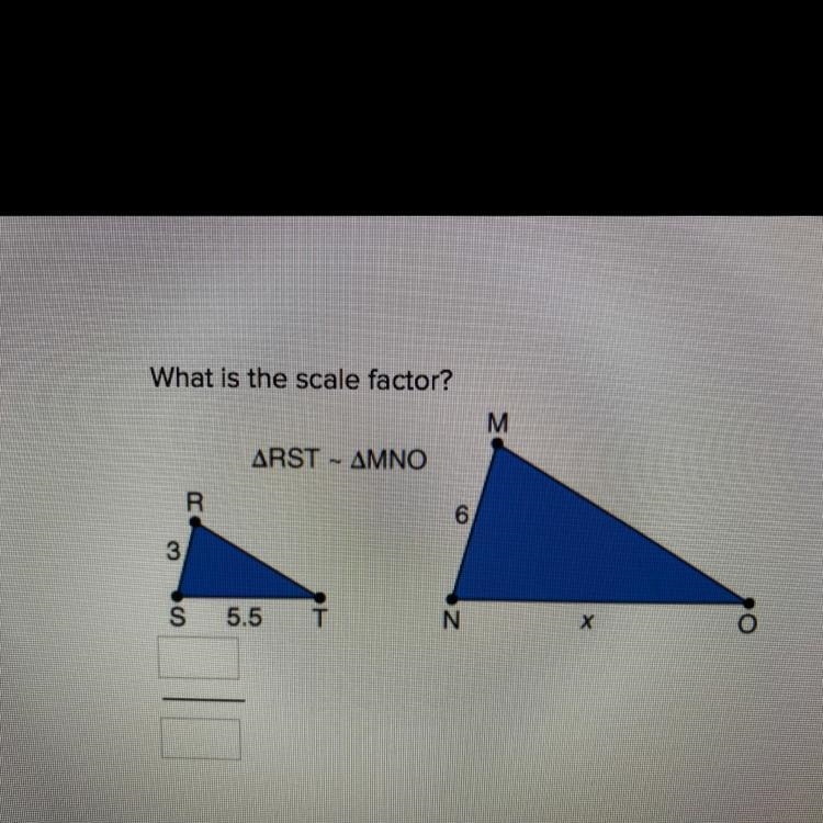 What is the scale factor? 100 points ✨-example-1