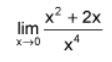 Find the limit of the function algebraically. alt='limit as x approaches zero of quantity-example-1