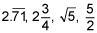 Help um. Order the set of numbers from least to greatest-example-1