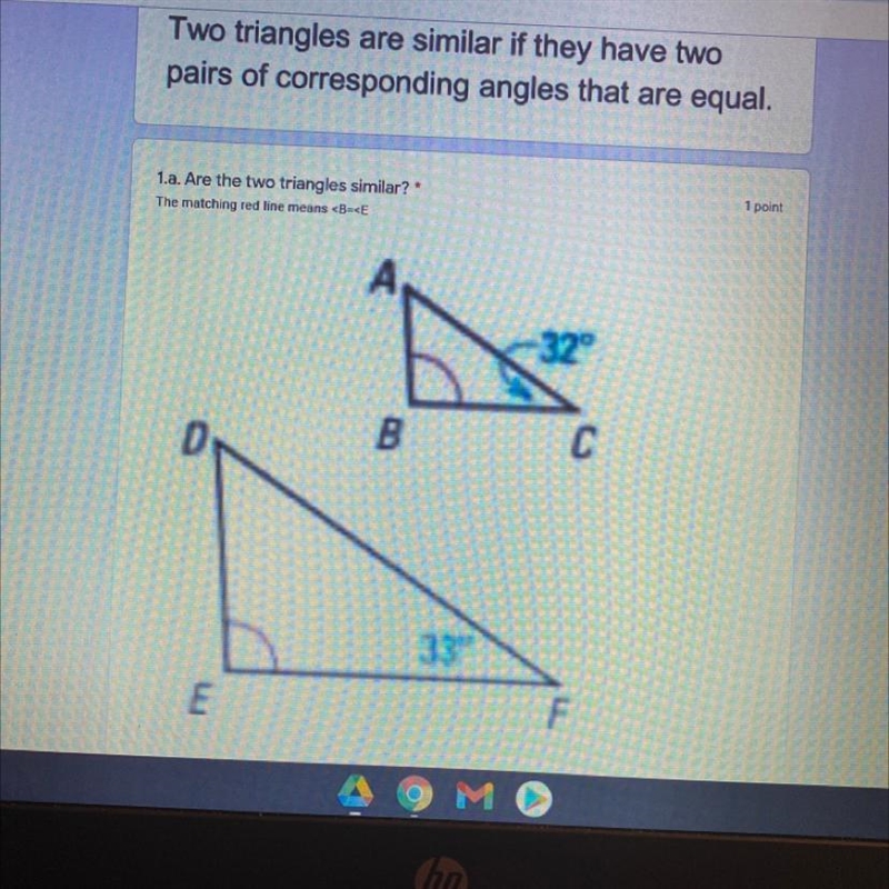 How do I know if the triangles are simulat-example-1