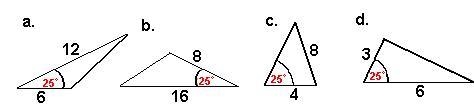 Which triangles are similar?-example-1