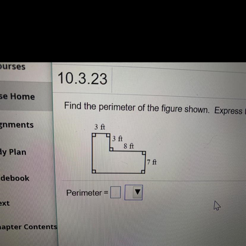 Find perimeter of the figure :)-example-1