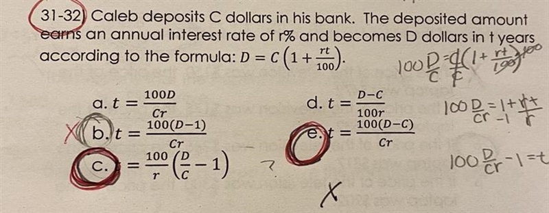 please see image above. can someone please explain how C and E are correct? i don-example-1