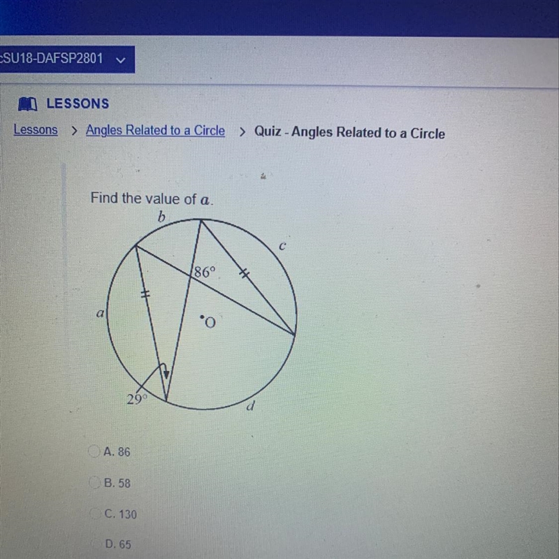 Find the value of a.-example-1