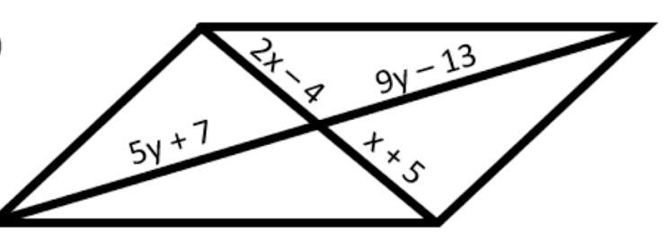 Find the value of y in the given parallelogram-example-1