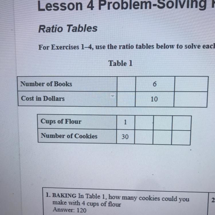 In Table 2. at this rate, how much would it cost to buy 9 books? (dont mind about-example-1