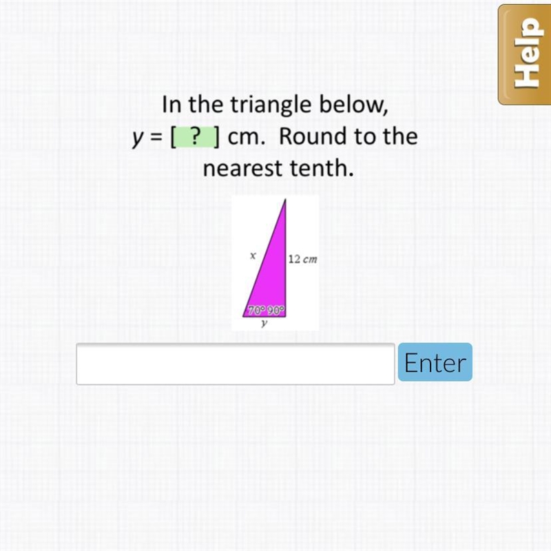 NEED HELP ASAP trig question!! Need to find y!!-example-1