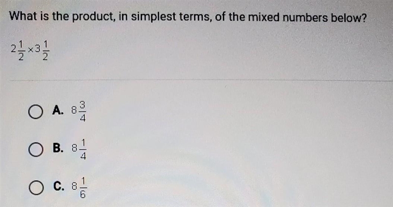 What is the product in simplest terms of the mixed number below 2 1/2 × 3 1/2​-example-1