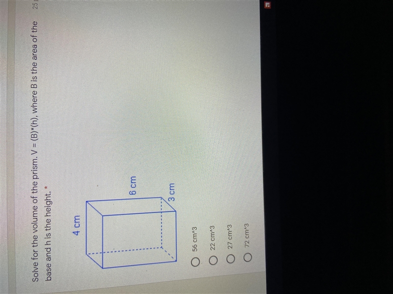 What is the area of the prism-example-1