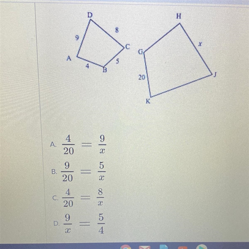 Is the proportion A, B, D, or D?-example-1