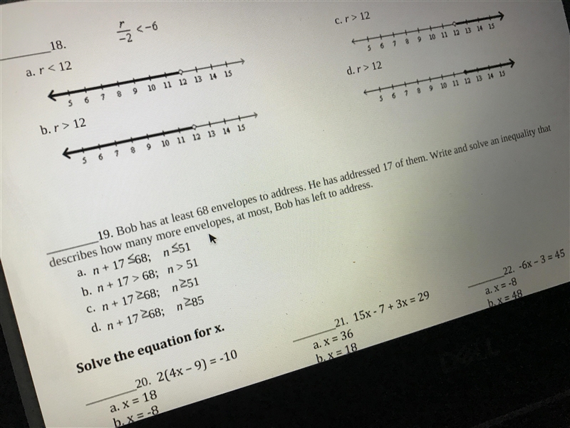 Need answer for number 19-example-1