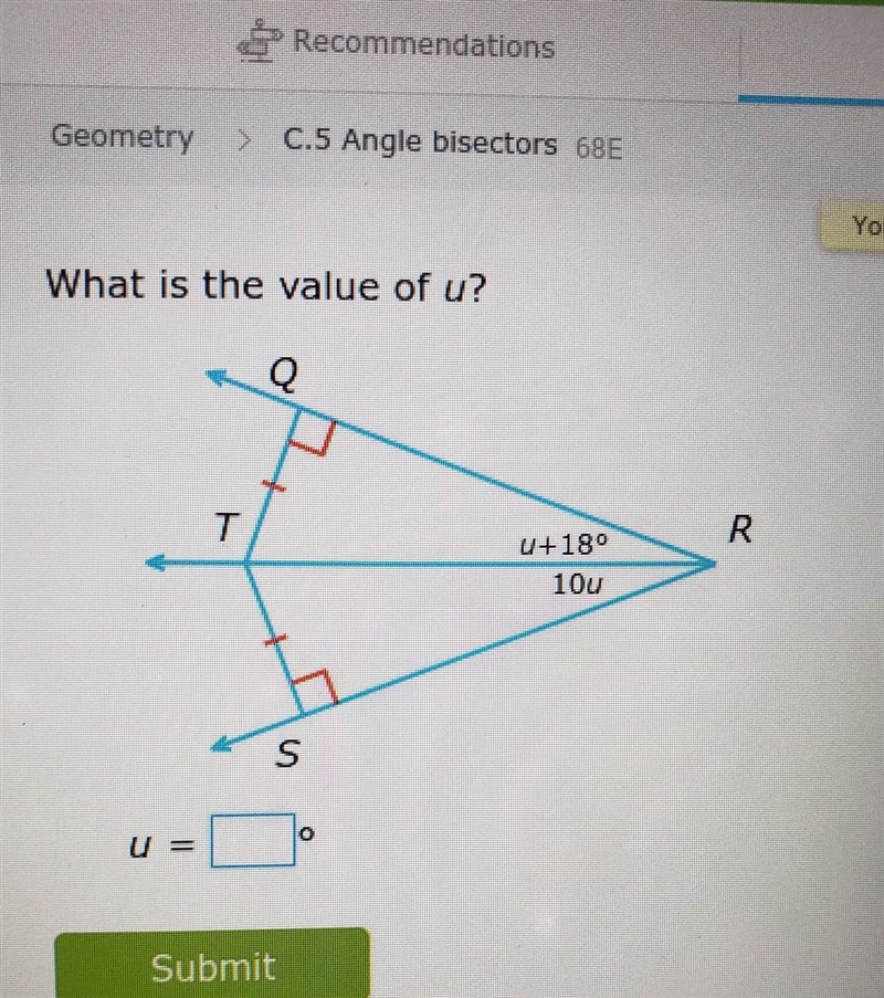 What is the value of u? ​-example-1