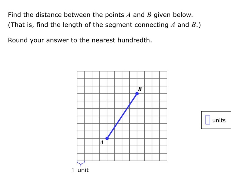 Can someone help with this please? I think it has to do with the Pythagorean theorem-example-1