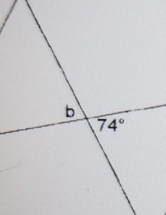 Find the measure of angle b​-example-1