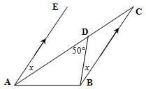 Find the value of x. Give reasons to justify your solution. D ∈ AC-example-1