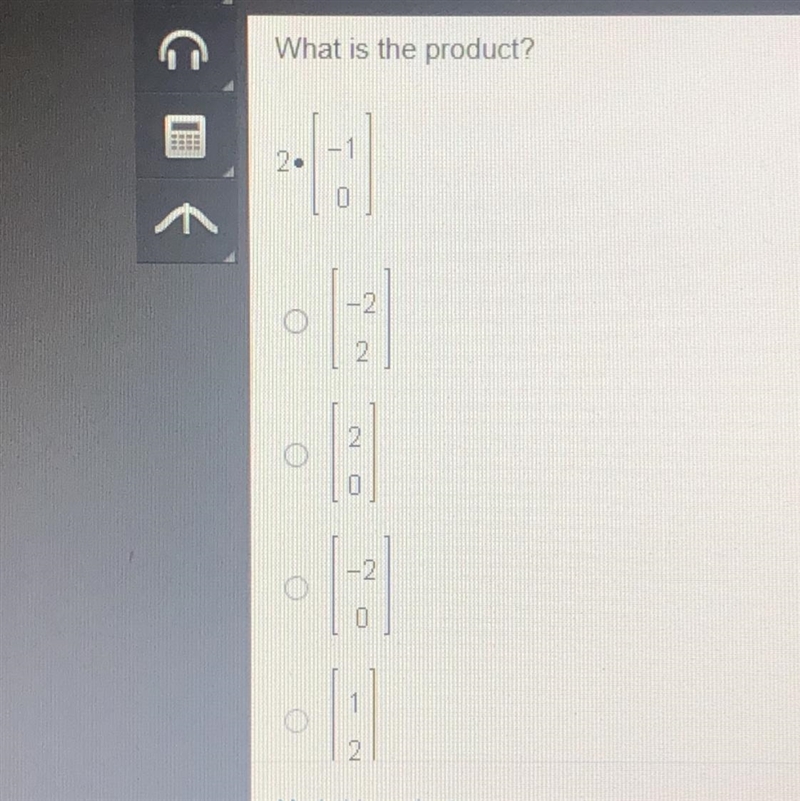 What is the product? 2• [-1 0]-example-1