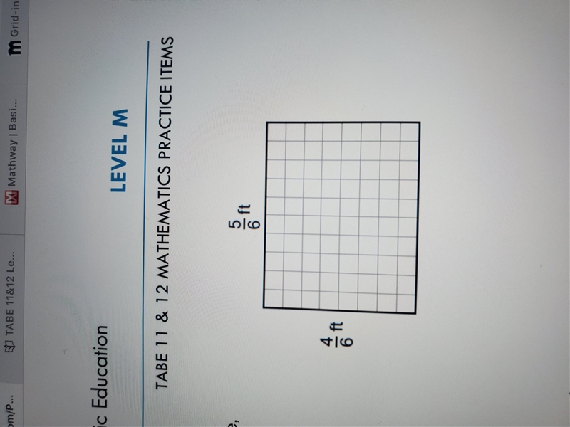 What is the area of the rectangle written in simplest form A-5/9ft B-3/4ft C-3ft D-example-1