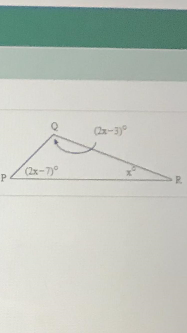 Find x Find P Find Q Find R-example-1