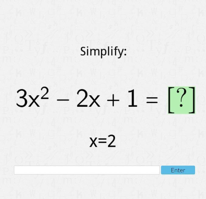 Order of Operations with and without variables-example-1