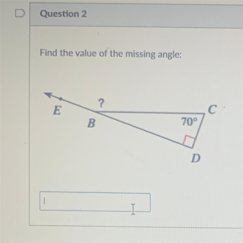 Find the value of the missing angle-example-1