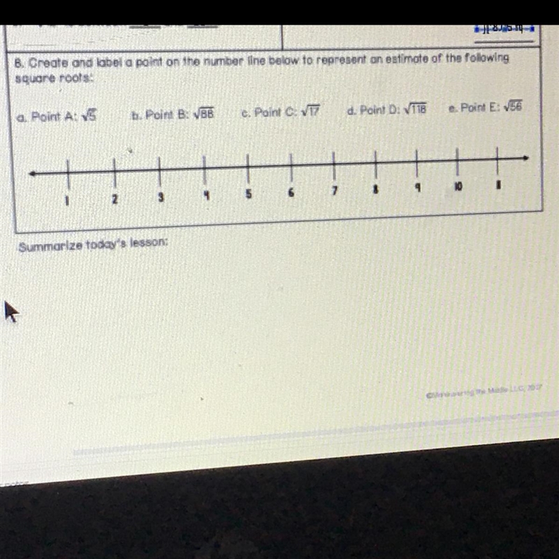 I need help with number 8 please-example-1