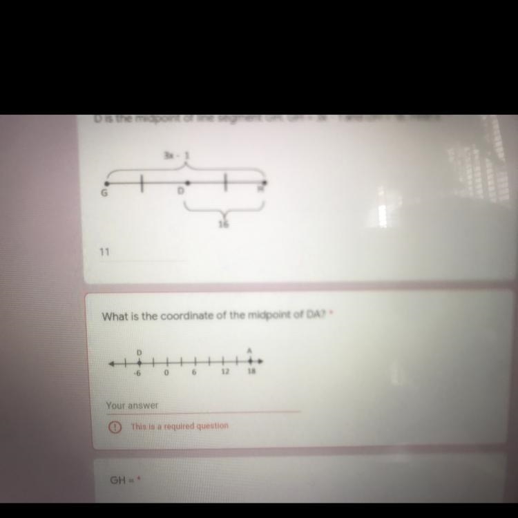 What is the coordinate of the midpoint of DA? D-example-1