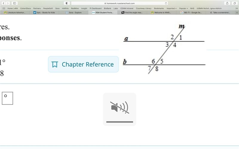 Given: a∥b, m∠1 = 71º Find m∠5, m∠8-example-1