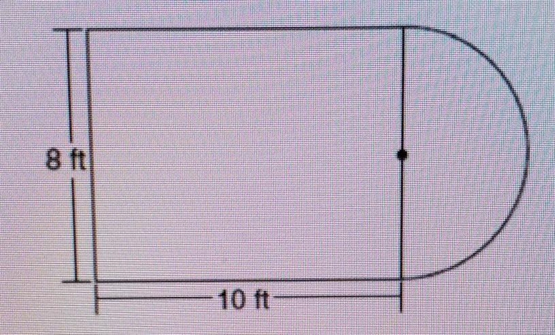 Find the area of the composite figure in terms of the figure (use 3.14 for pi)​-example-1