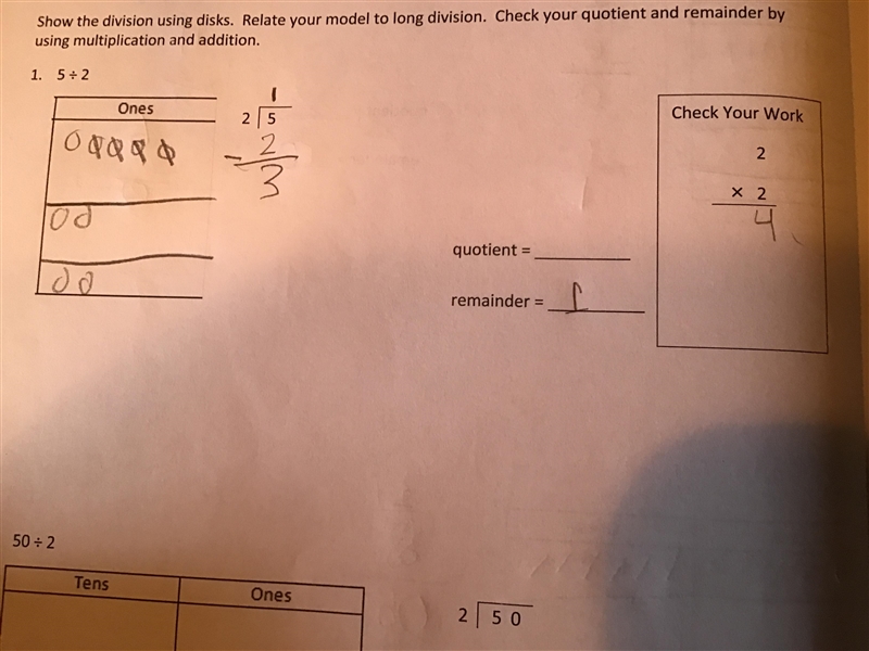 What’s the quotient ? I’m helping out with my sisters homework once again and I don-example-1