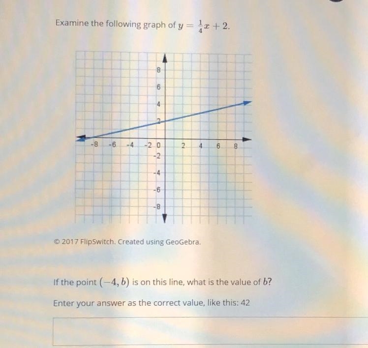 Please help me with this question i’ve tried 2, 4, 8, -8, 0 and none of those answers-example-1