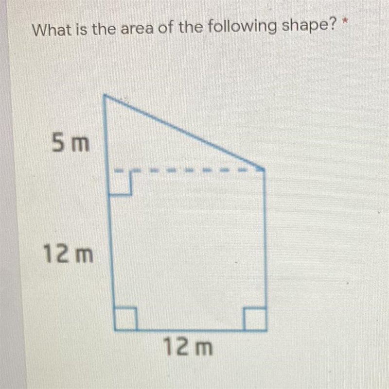 What is the area of the following shape?-example-1