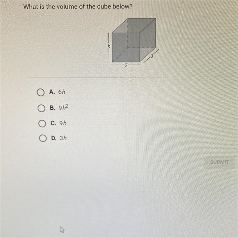 What is the volume of the cube below-example-1