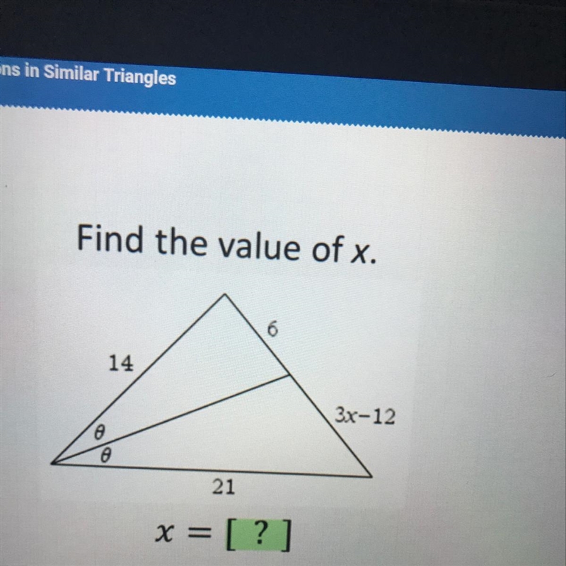 Find the value of x.-example-1