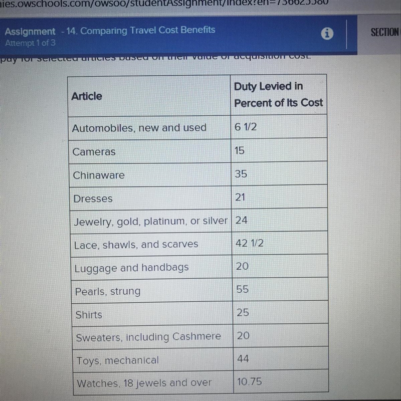 For this problem, use the tables and charts shown in this section. (Use picture provided-example-1