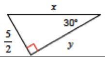 Please help!! Find the missing side lengths. Write your answers in simplest radical-example-1