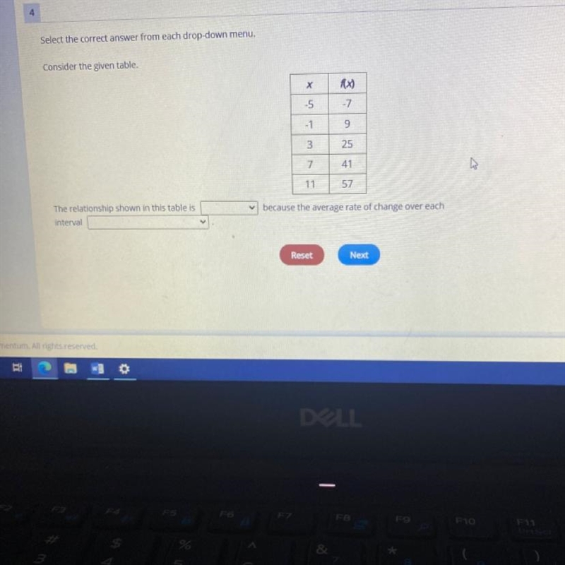 Select the correct answer Consider the given table in the picture. I need it ASAP-example-1