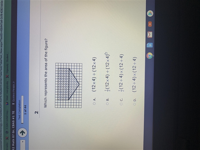 Which represents the area of the figure ASAP PLS-example-1