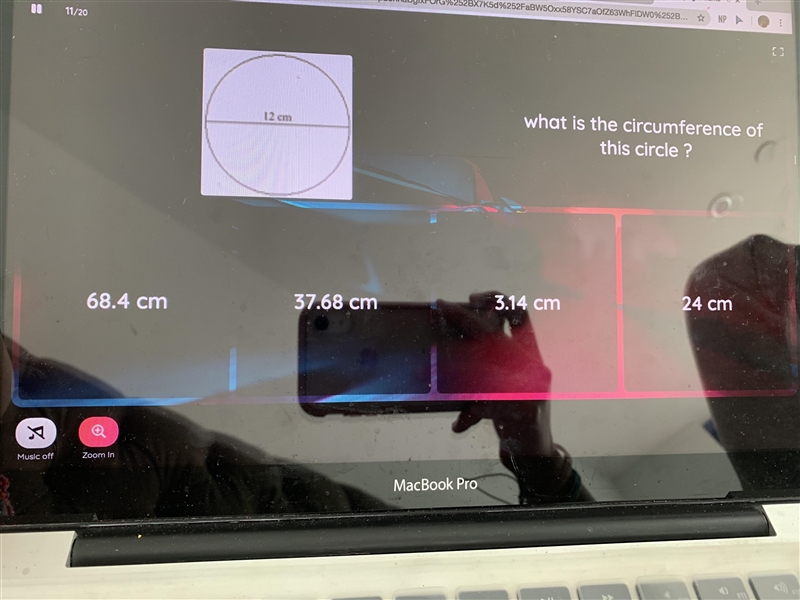 What is the circumference of this circle-example-1