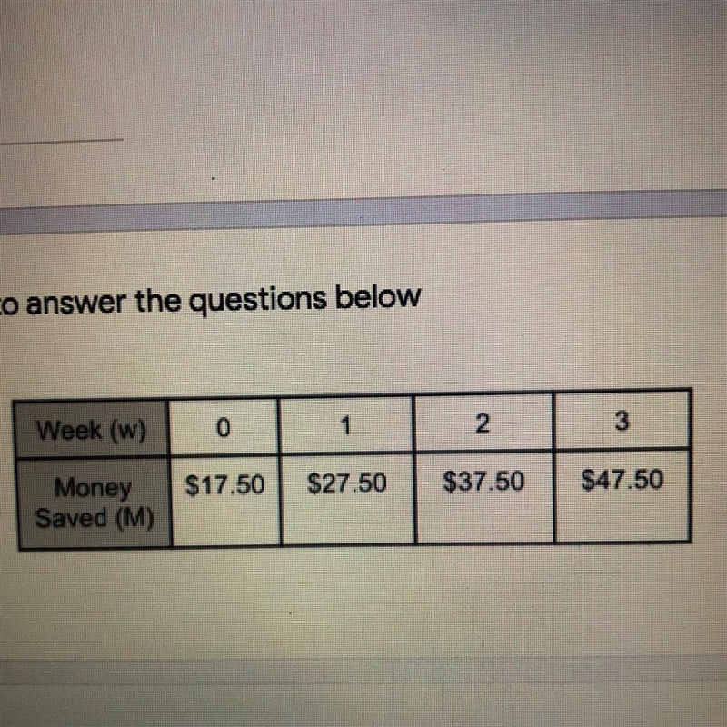 Trent is saving money for a new video game. He started with $17.50 in his savings-example-1