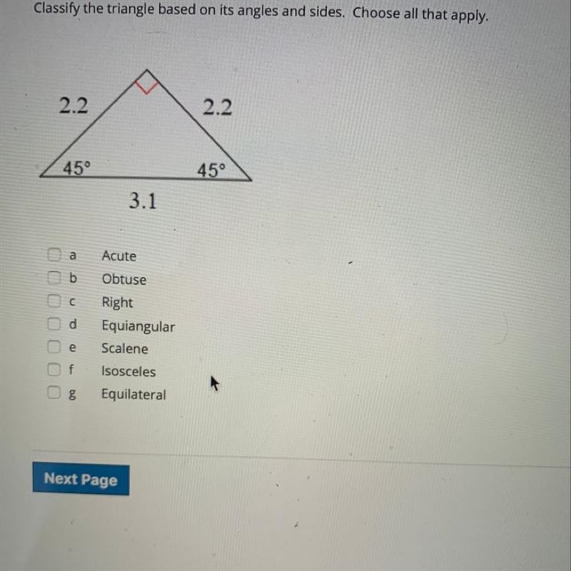 Classify the triangle based on its angles and sides-example-1