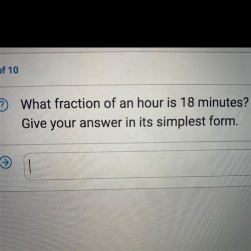 What fraction of an hour is 18 minutes.-example-1