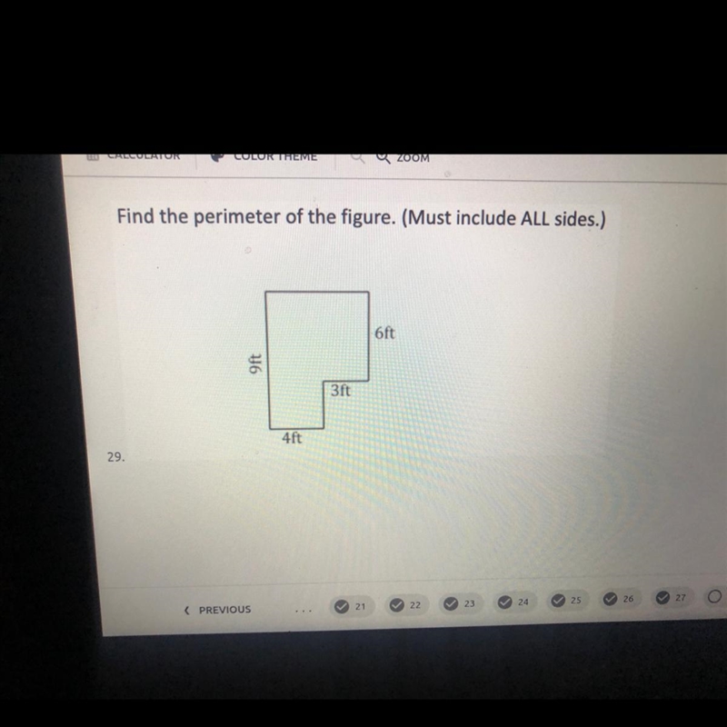 Answer please ? Find the perimeter of the figure ( must include all sides )-example-1